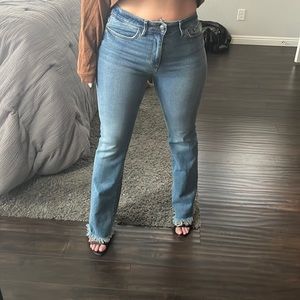 Sam Edelman frayed jeans